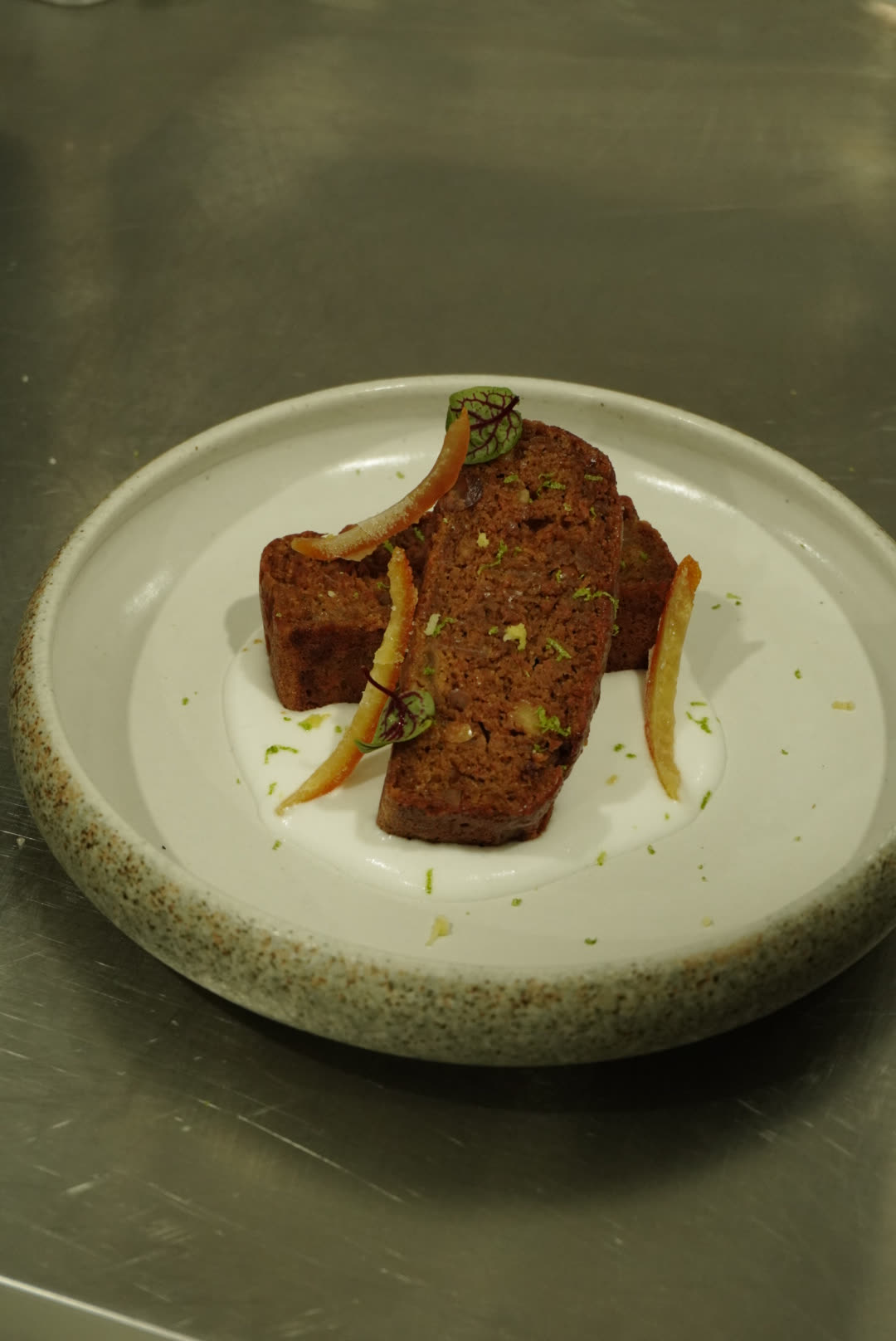 Radiance of Roots: carrot and ginger with cassava crumble